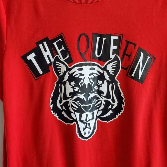 Puella Red "The Queen" T-shirt Dress Size M (38) - Picture 3 of 7